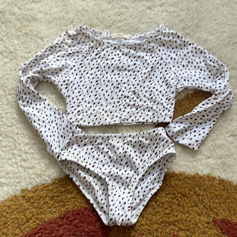 Eberjey toddler bikini rashguard swimsuit